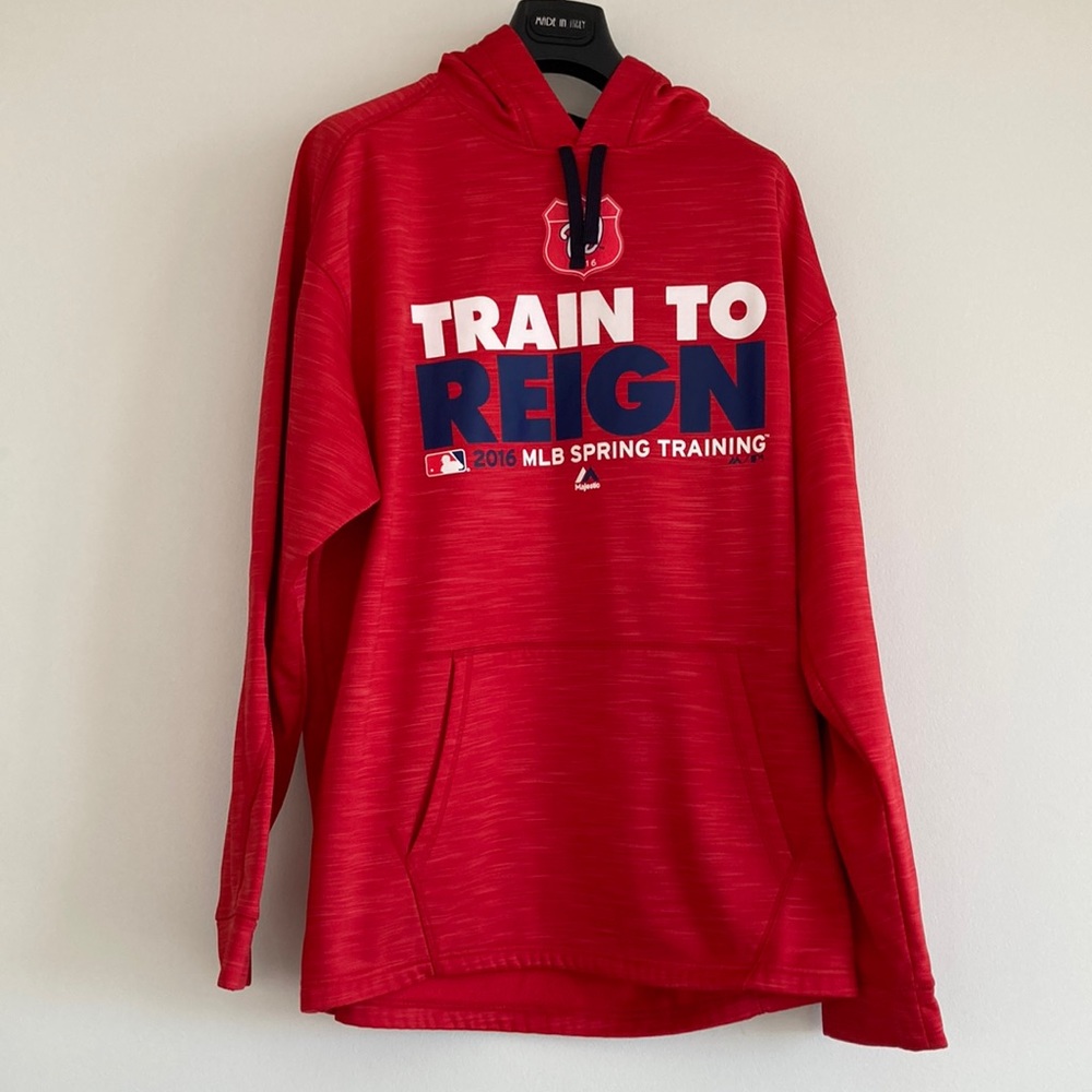 Majestic Washington Nationals Spring Training 2016 Hooded Sweatshirt- Size 2XL
